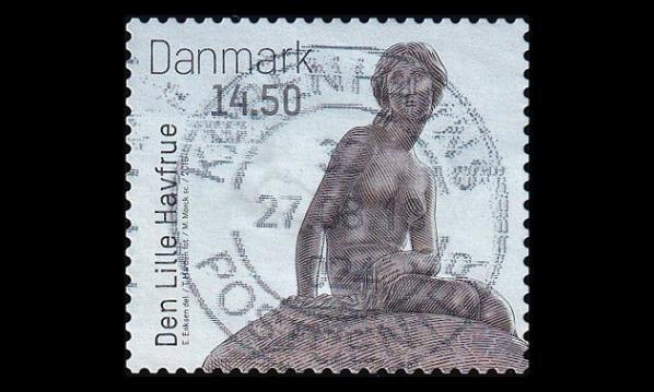 Tanska 1743 o Kööpenhaminan merenneito 100v (2013)