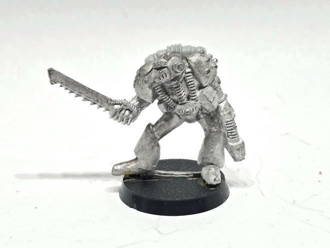 WH40K - Space Marine Medic with Plasma Pistol (1988) [S27]