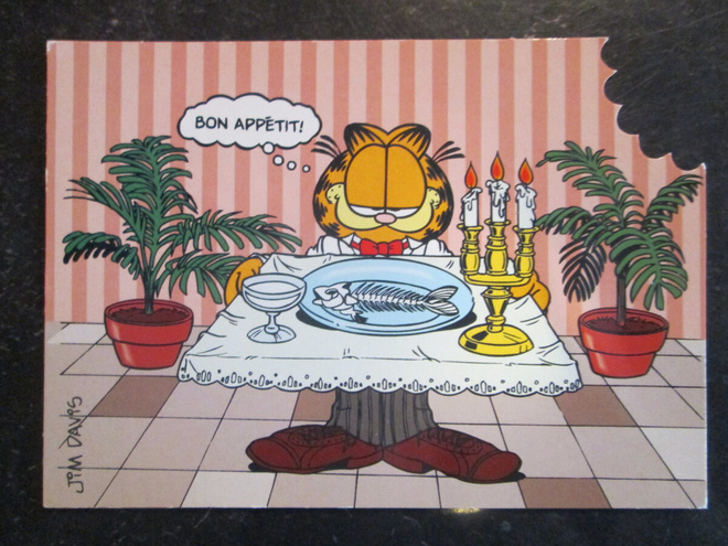KULKEMATON KARVINEN POSTIKORTTI MARKKA-AJALTA JIM DAVIS