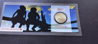 US State Quarters, Wyoming 2007 kortissa, UNC
