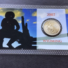 US State Quarters, Wyoming 2007 kortissa, UNC - pikkukuva 1