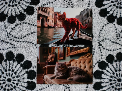 ~Kissa kortti~ 2kpl