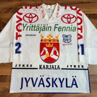 JYP HT #21 Jokinen 95-96 game worn pelipaita - pikkukuva 1