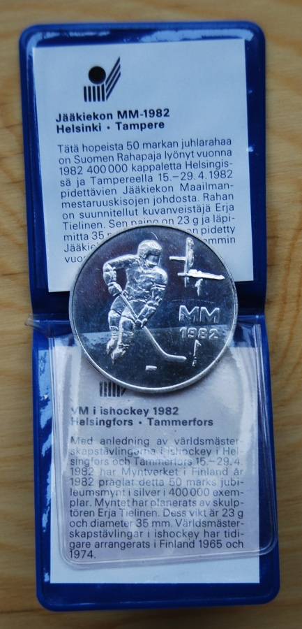 50 Markkaa 1982 Jääkiekko MM