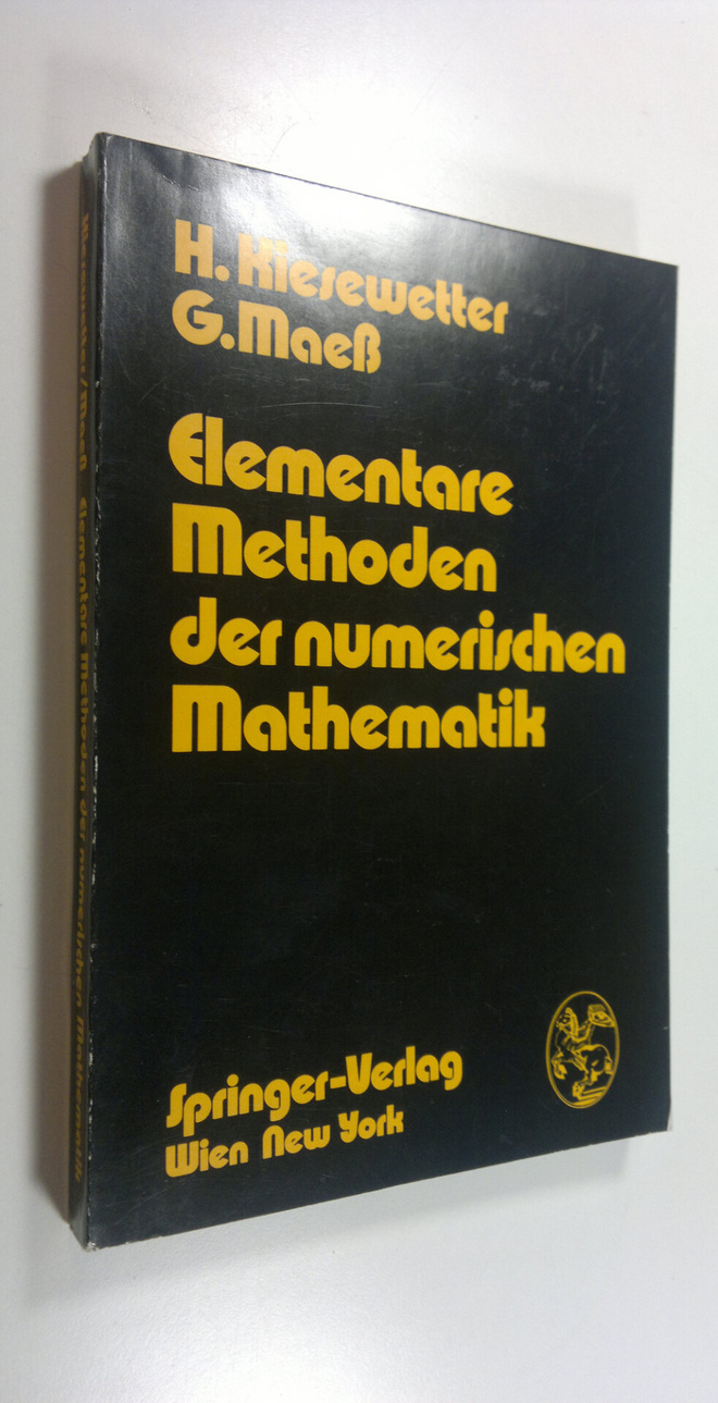 H. Ym. Kiesewetter : Elementare Methoden der numerischen ...