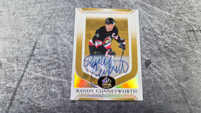 Randy Cunneyworth 2020-21 SP Legends Auto