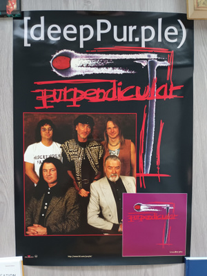 Deep Purple - Purpendicular alkuperäinen promojuliste