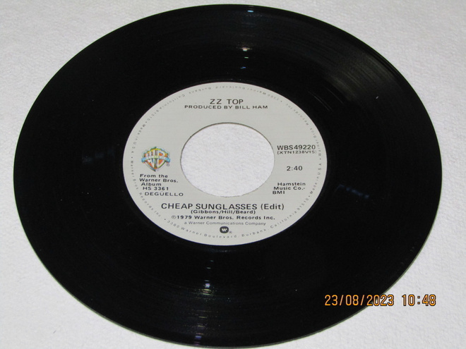 *single 7"* ZZ TOP Cheap Sunglasses / Esther Be The One