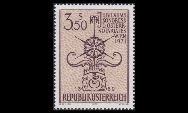 Itävalta 1359 ** Notariaatit (1971)