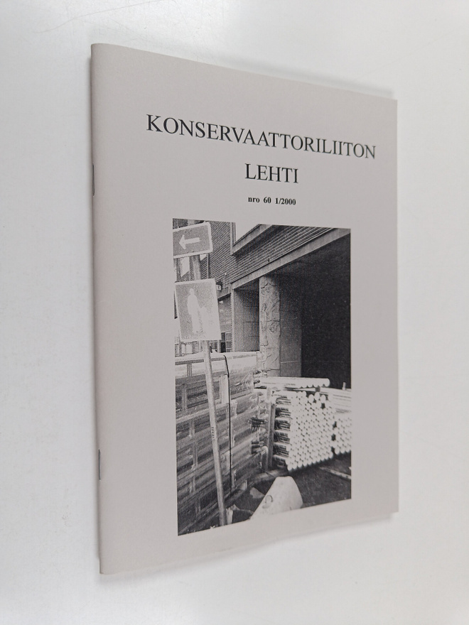 Konservaattoriliiton lehti nro 60, 1/2000