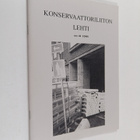 Konservaattoriliiton lehti nro 60, 1/2000 - pikkukuva 1