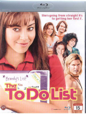THE TO DOLIST blu-ray