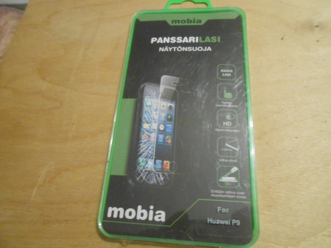 Huawei P9. Panssarilasi, uusi. Mobia.