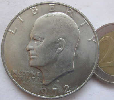 USA 1 dollar 1972 D Eisenhower