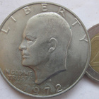 USA 1 dollar 1972 D Eisenhower - pikkukuva 1