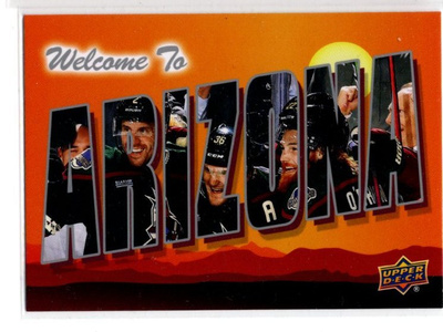 Arizona Coyotes 22-23 Upper Deck Welcome to Arizona WT2