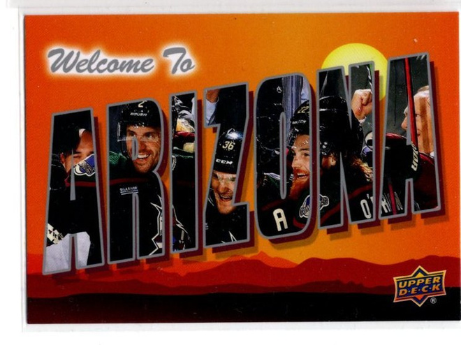 Arizona Coyotes 22-23 Upper Deck Welcome to Arizona WT2