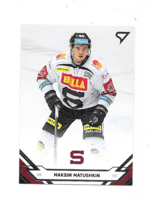 2021-22 Tipsport #286 Maksim Matushkin Sparta Praha ex Ässät