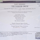 Paavo Heininen - The Damask Drum/ Silkkirumpu cd - pikkukuva 2