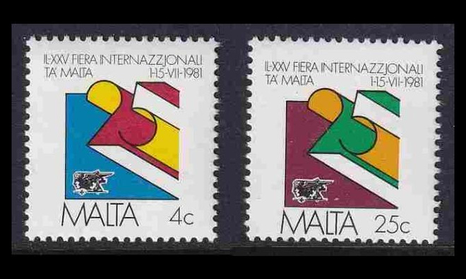 Malta 630-1 ** Kauppasopimus (1981)