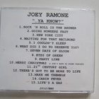 Joey Ramone - "...Ya Know?" PROMO CD - pikkukuva 2
