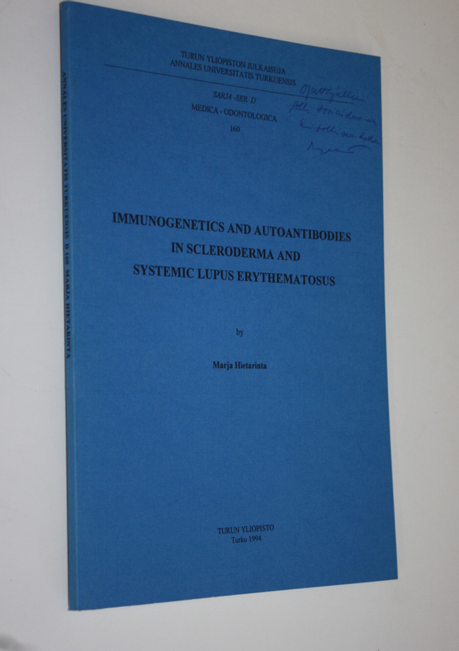 Marja Hietarinta : Immunogenetics and autoantibodies in s...