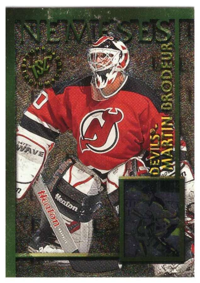 MARTIN BRODEUR Devils 95-96 Stadium Club Nemeses #6