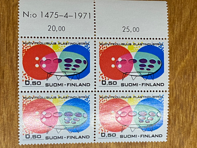 MUOVITEOLLISUUS NELIÖ NUMERO MARHGINAALILLA**