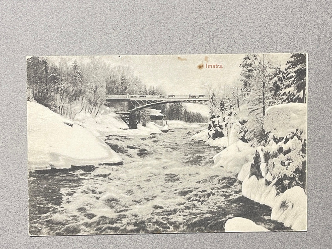 Imatra,  Koski talvella