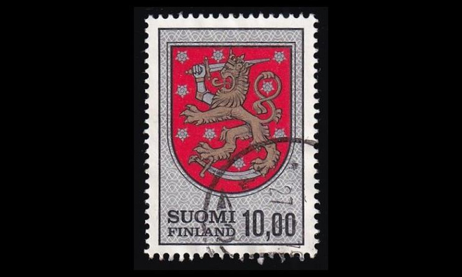 743y o Vaakuna 10 mk y-paperi (1974)