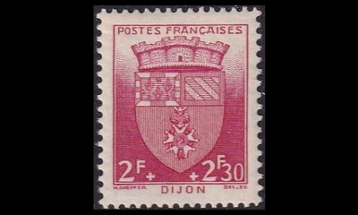 Ranska 570 ** Vaakuna 2Fr+2.30Fr (1942)