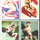PIN UP kortteja 4 kpl - pikkukuva 1