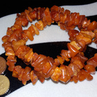 70cm- Meripihka kaulakoru Amber Itämeren meripihka vintage - pikkukuva 3