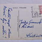 VANHA Postikortti Lappi Saariselkä Erikoisleima 4.4.1963 - pikkukuva 2
