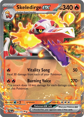 Skeledirge ex 037/193 - Paldea Evolved - NM/M