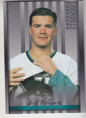 Jeff Friesen Donruss studio