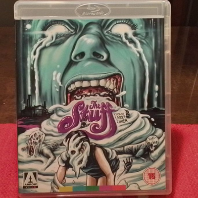 The Stuff blu-ray arrow uk mukana vihko 1st Print OOP!!