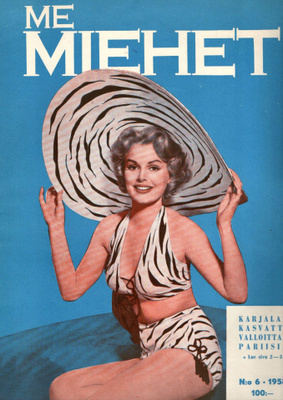 Me Miehet n:o 6 1958 EM-ehdokkaat. Barbara Lang. Leila.