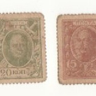 Venäjä 15 ja 20 kopeekka 1915 postimerkkiseteli. - pikkukuva 1