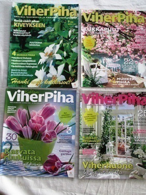 Viherpiha-lehtiä. 1,00€ kpl