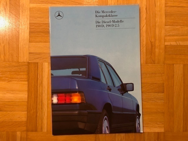 Esite Mercedes W201 190 D / 190 D 2.5, 1986/1987