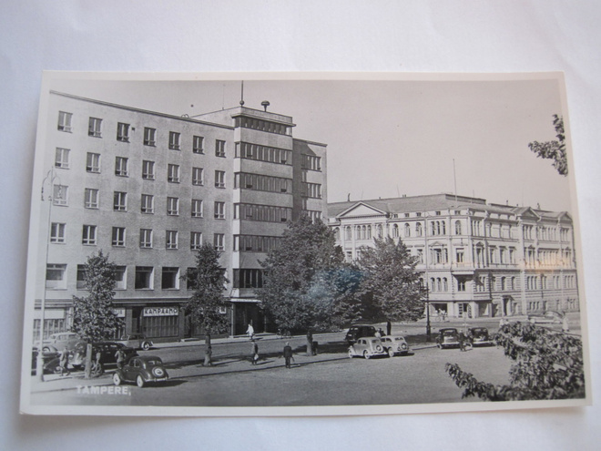 VANHA Postikortti Tampere 1950-luku Alkup.Mallikappale