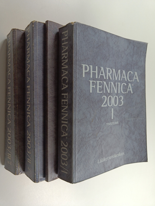 Pharmaca fennica 2003 : 1-3 +täydennysosa 2003