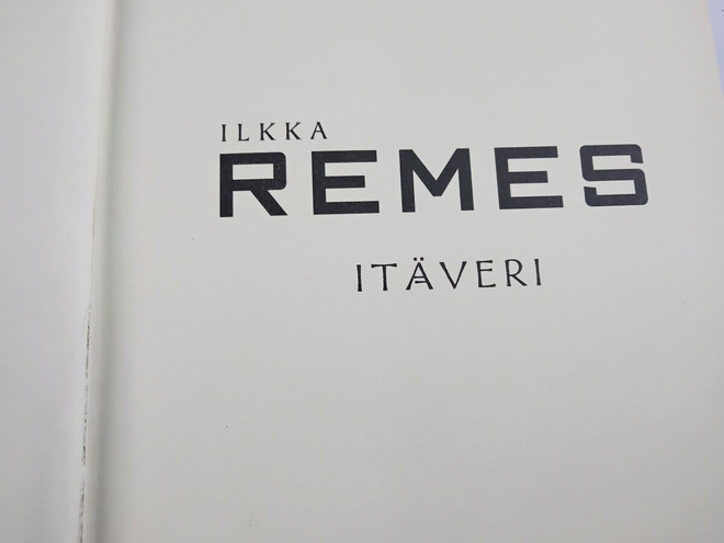 Itäveri - Ilkka Remes 1.p (sid.)