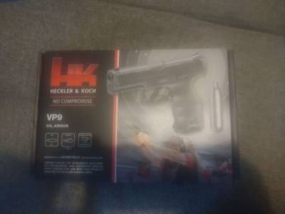 HK VP9 4.5mm Ilmapistooli