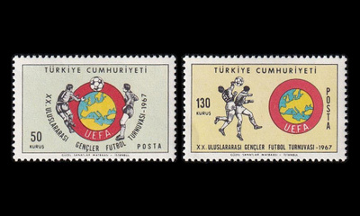 Turkki 2042-3 ** UEFA:n nuorten jalkapalloturnaus (1967)