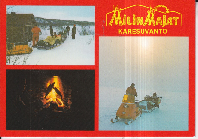 Karesuvanto. Milin Majat. sommitelmakortti ,  e167
