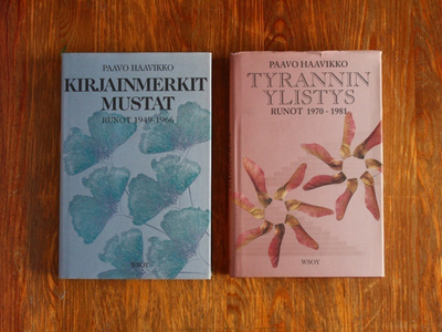 Paavo Haavikko Kirjainmerkit mustat & Tyrannin ylistys RUNOT