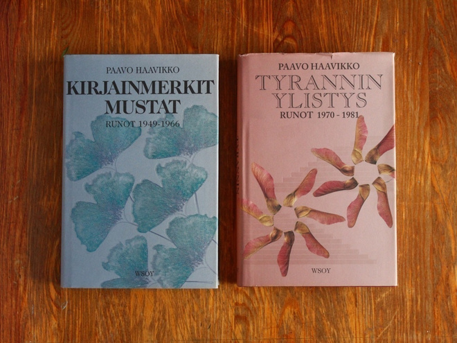 Paavo Haavikko Kirjainmerkit mustat & Tyrannin ylistys RUNOT