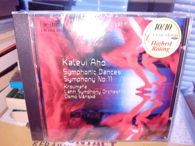 CD Kalevi Aho : Symphonic Dances / Symphony no 11 ( UUSI